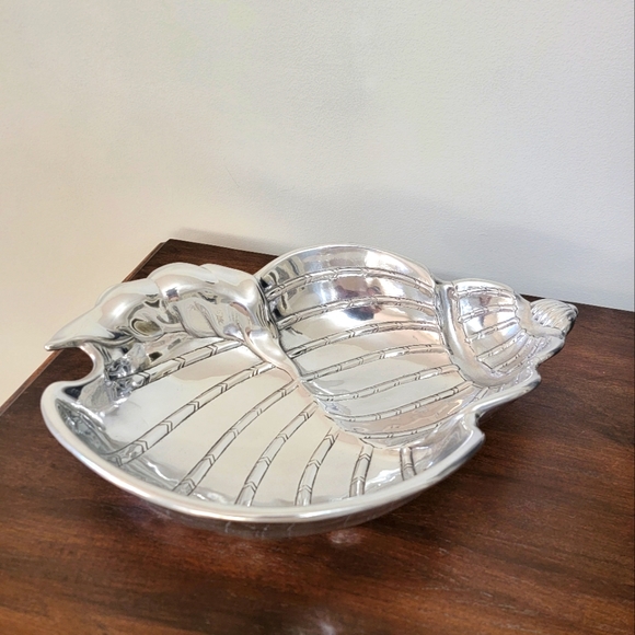 Arthur Court Other - Arthur Court 1997 Large Aluminum Conch Shell Bowl